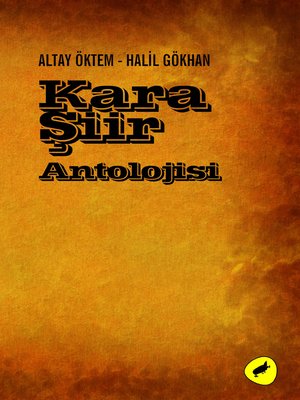 cover image of Kara Şiir Antolojisi